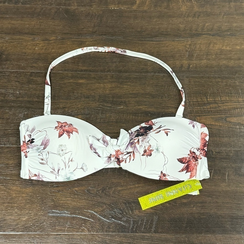 Gianni Bini‎ Floral Bikini Top Size Medium Women